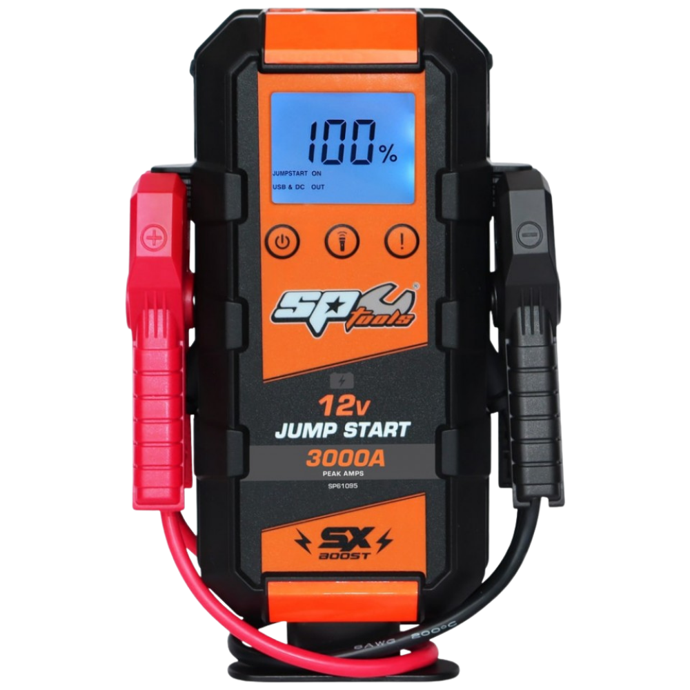 Jumpstarter 12 V – 3000 A, 24 000 mAh / 88,8 Wh
