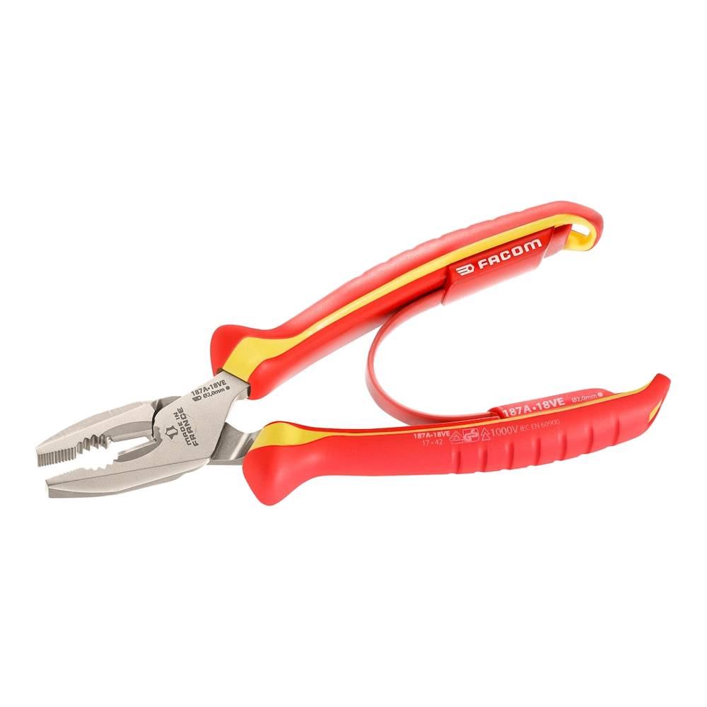 [187A.18VE] Alicate universal VDE 1000 V, 180 mm FACOM