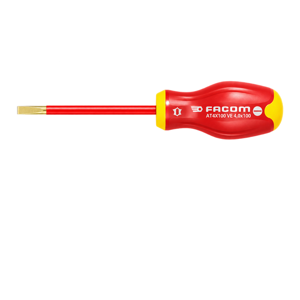 [AT4X100 VE] Chave de fendas PROTWIST isolada 1000 V, 4 × 100 mm FACOM