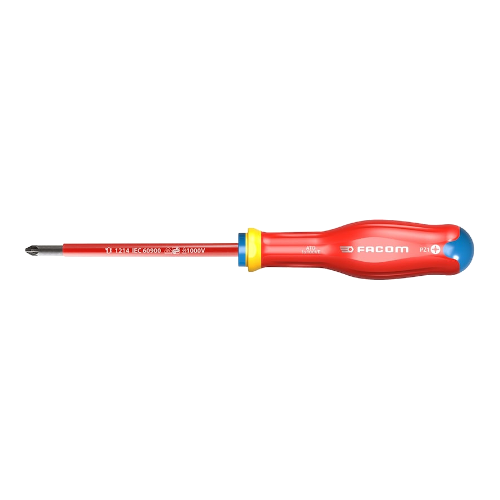 [ATD1X100VE] Chave Pozidriv PZ1 PROTWIST isolada 1000 V, lâmina 100 mm FACOM