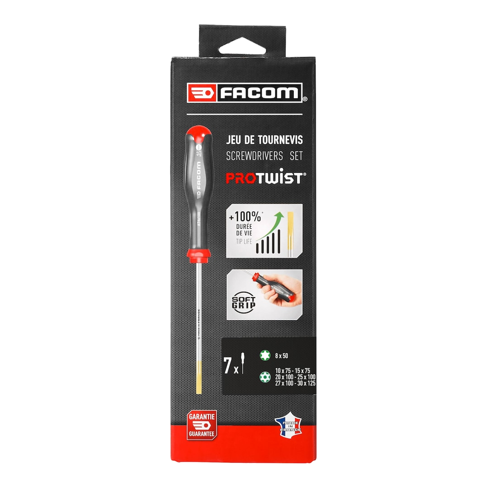[ATXR.J7PB] Jogo de chaves TORX e RESISTORX PROTWIST, 7 peças FACOM