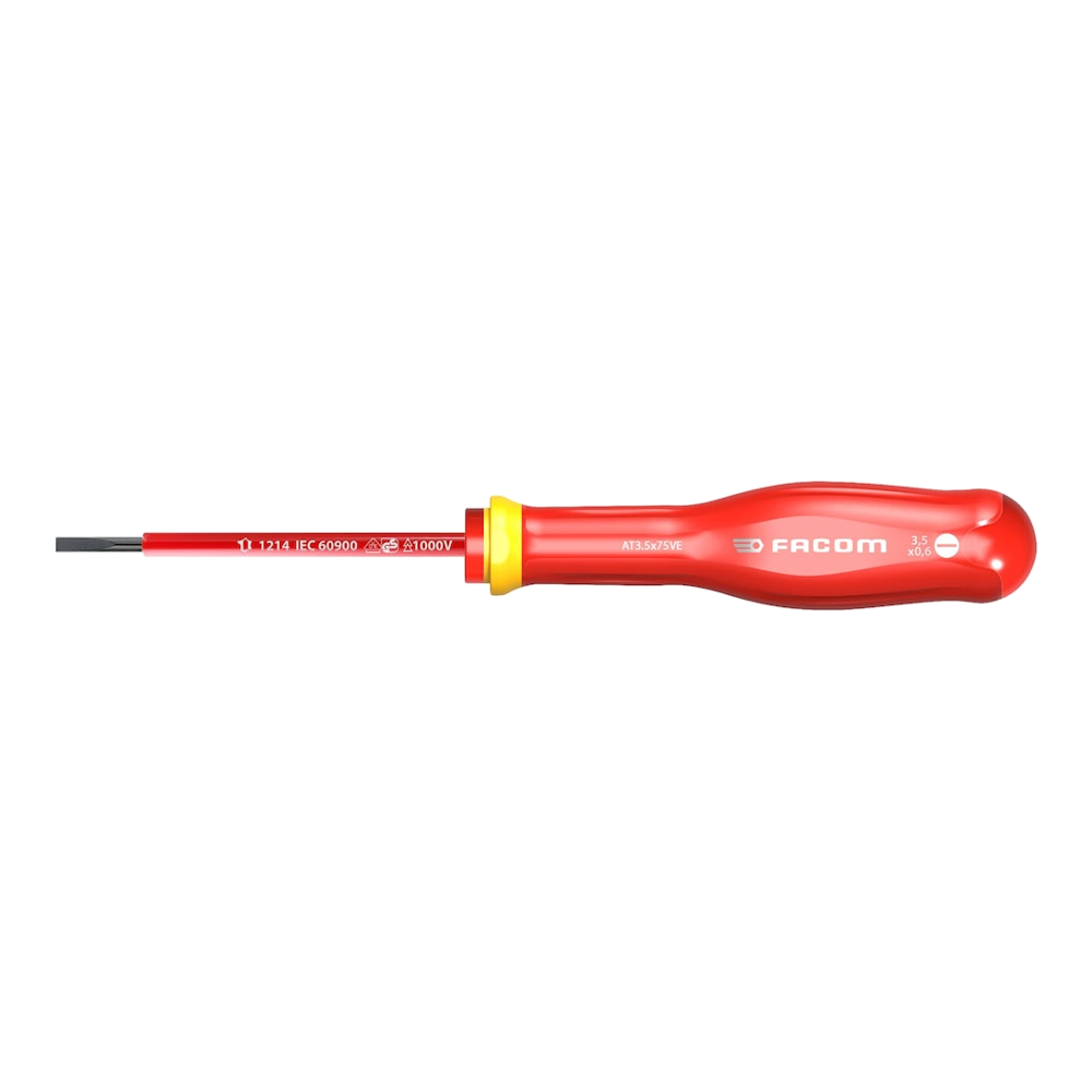 [AT3.5X75 VE] Chave de fendas PROTWIST isolada 1000 V, 3,5 × 75 mm FACOM