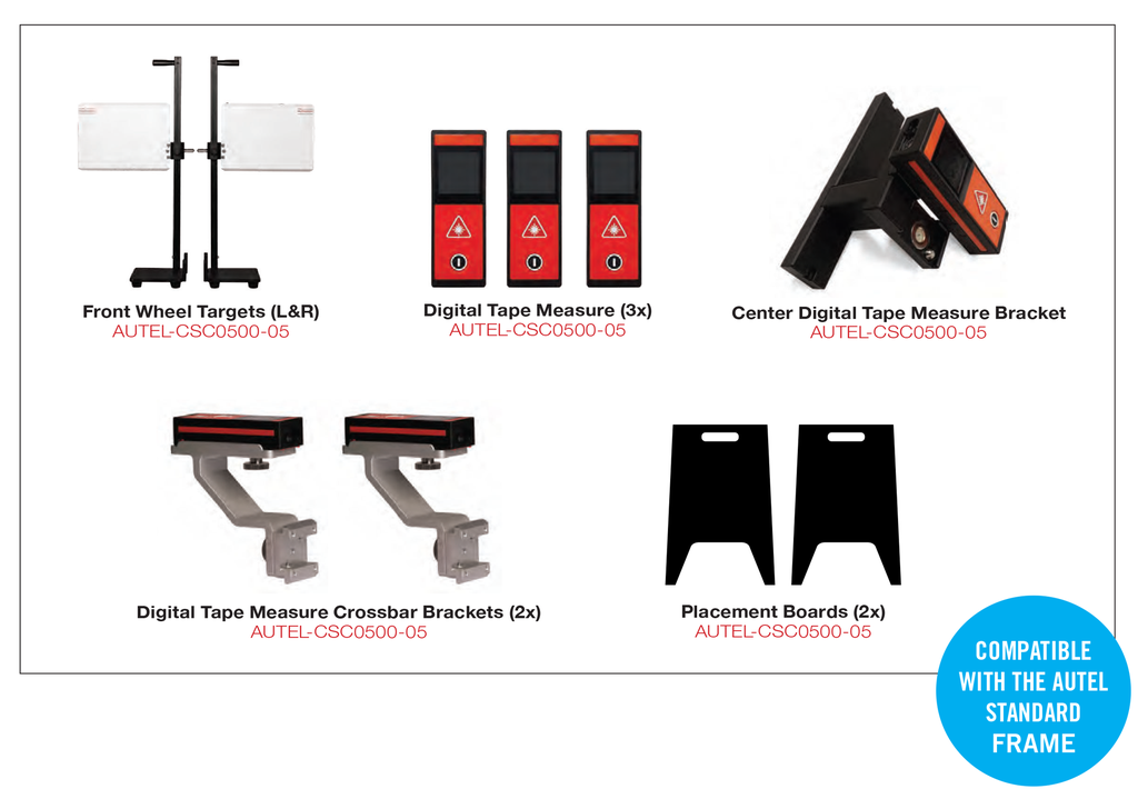 Autel ADAS CSC0500/05 - Kit de Lasers Auxiliares
