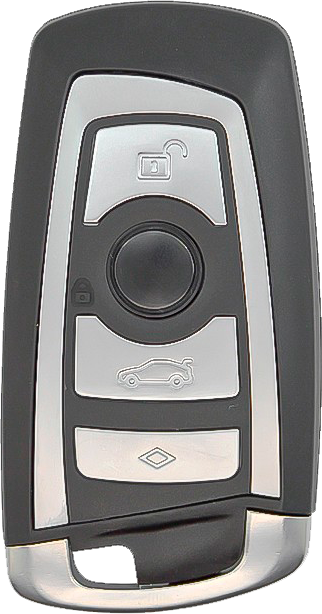 Chave BMW HitagPRO ID49 7945P 433Mhz - CAS4 - KeyLess - 4B - Hu100r