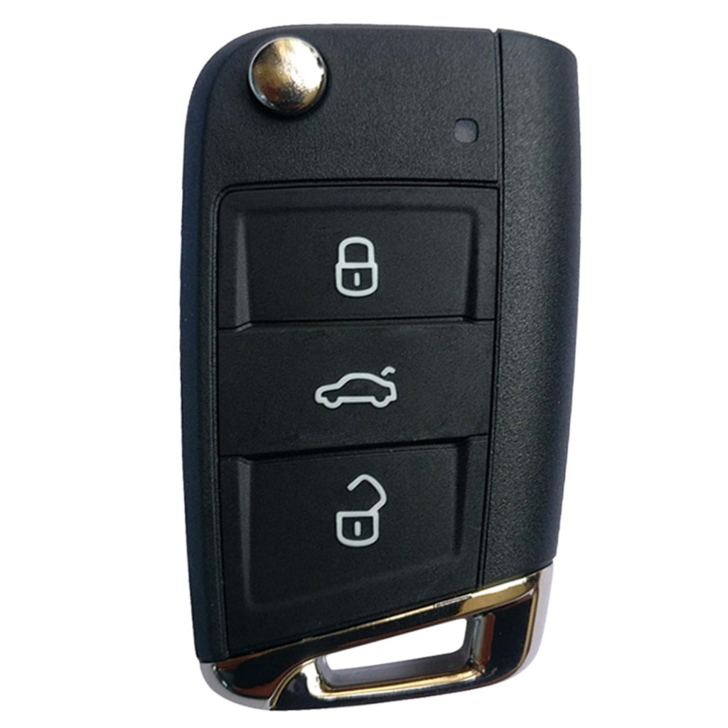 [Keyvag02] Chave VW Hitag AES MQB48 - 434Mhz - KEYLESS - HU66 - 5G6959752AB 5G6959752BC - Original
