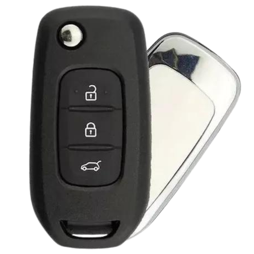 [KeyRe15] Chave Renault Hitag AES 4A 7961 433Mhz - 3B - VA2